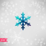 Vector snowflake