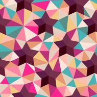 Vector background of repeating geometric stars N3