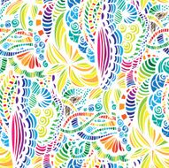 Mosaic vector seamless pattern N35