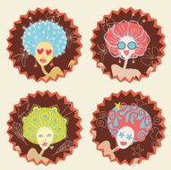 collection of four girls