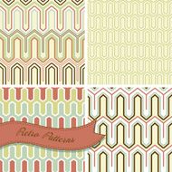 Retro seamless design