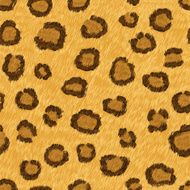 Seamless pattern of leopard skin