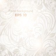 Floral Retro Background for Vintage Design N387