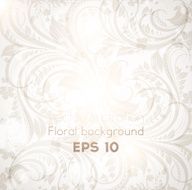 Floral Retro Background for Vintage Design N398