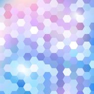 Geometric shining pattern with hexagon N2