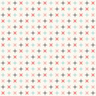 Seamless modern geometric polka rhombus pattern N2
