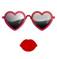 heart sunglasses N3