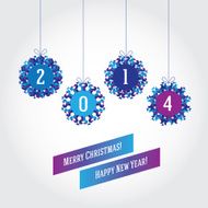 Business greeting christmas and New year card N3