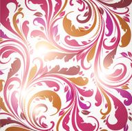 Floral Retro Background for Vintage Design N418