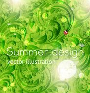 Floral Retro Background for Vintage Design N421