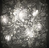 Floral Retro Background for Vintage Design N430