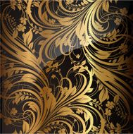 Floral Retro Background for Vintage Design N433