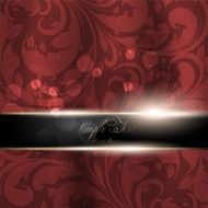Floral Retro Background for Vintage Design N466