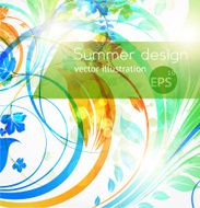 Floral Retro Background for Vintage Design N491