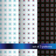 Set of 3 seamless patterns N2