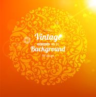 Bright Abstract Background with Floral Ornaments N5