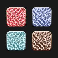 Collection of icons in twine stile