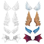 Set of wings