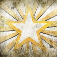 grunge background with star