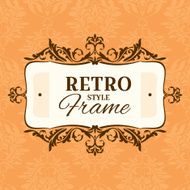 Vintage Floral Frame N11