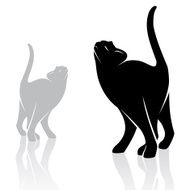 Vector image of an cat N8