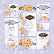 Set of wedding cards N12