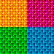 Set of Seamless Colored Backgrounds
