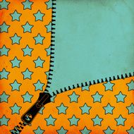 starry background with zipper