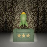 Army background with weapon