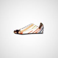 Abstract illustration on sneakers N159