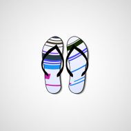 Abstract illustration on flip flops N171
