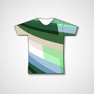 Abstract illustration on t-shirt N150