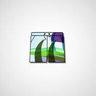 Abstract illustration on shorts N167