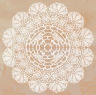 Elegant lacy doily N13