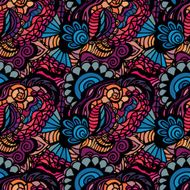 Mosaic vector seamless pattern N38