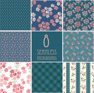 retro backgrounds with roses N4