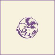 Design element in art nouveau style N4