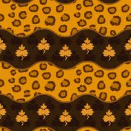 Seamless pattern with leopard skin N3