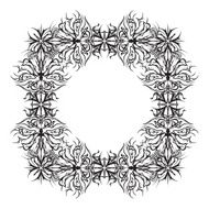 Abstract pattern frame contour N2