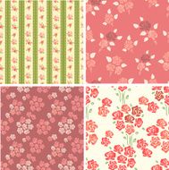 retro backgrounds with roses N5