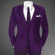 Male clothing suit