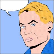Vector Pop Art Man