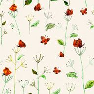 nature seamless texture watercolor N8