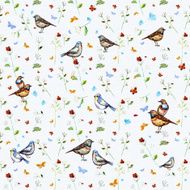 nature seamless texture watercolor N12