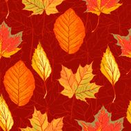 Seamless pattern with leaves N50