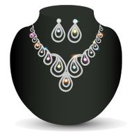 silver necklace N2