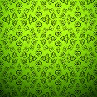 Sensual delicate green background Seamless pattern