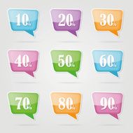 text bubble SALE N2