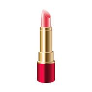 Realistic pink lipstick