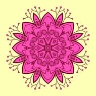 Circle ornament ornamental round lace N6